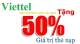 Viettel khuyến mãi đại trà 50% giá trị thẻ nạp ngày 29 và 30/09.
